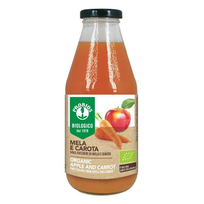 Organic Apple and Carrot Juice 500ml - Probios -