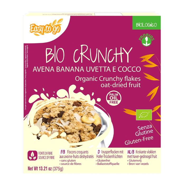 Organic Crunchy Flakes With Dried Fruits 375g