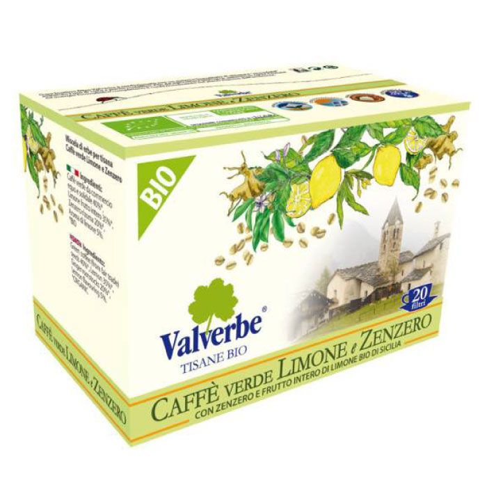 Organic Green Coffee Lemon & Ginger Tea 30g