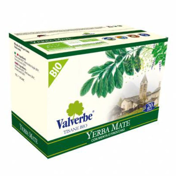 VALVERBE ORG. YERBA MATE TEA 20 FLT 30G