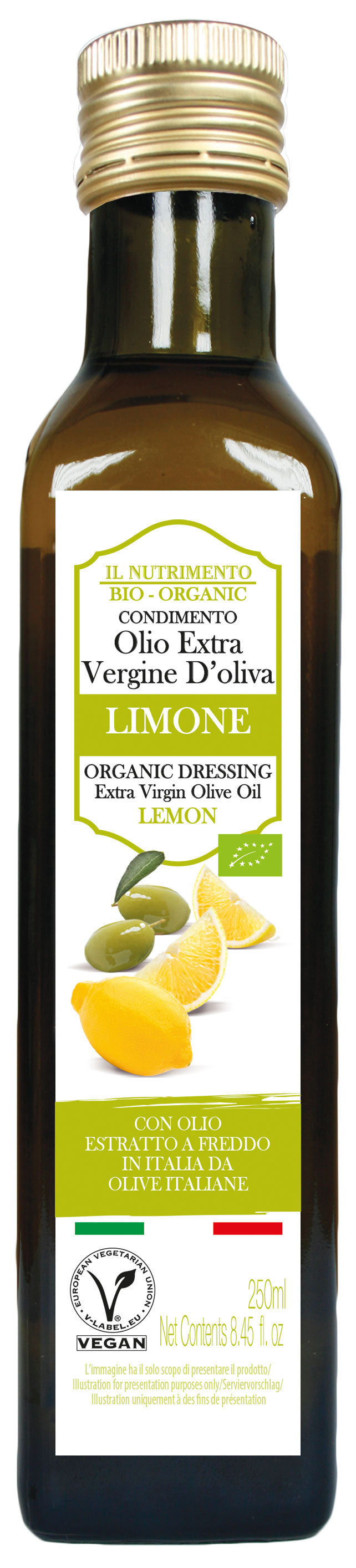 Organic Lemon Extra Virgin Olive Oil 250ml