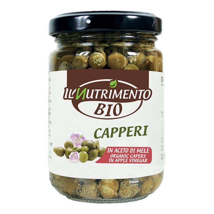 Organic Capers In Vinegar 140ml