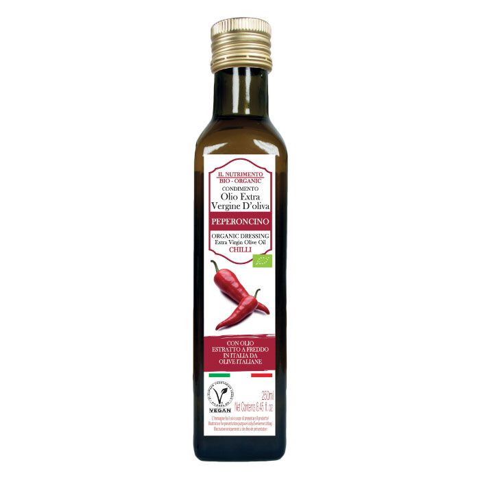 Organic Chili Extra Virgin Olive Oil 250Ml