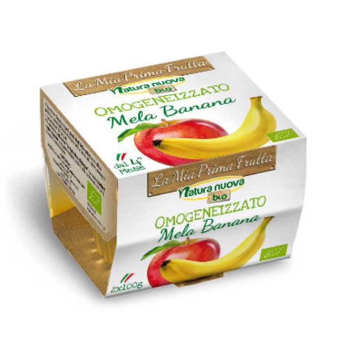 Organic Homogenized Apple Banana 200g