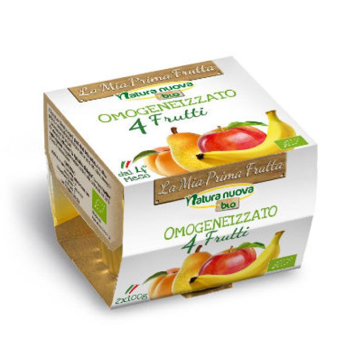 Organic Homogenized 4 Fruits 200g