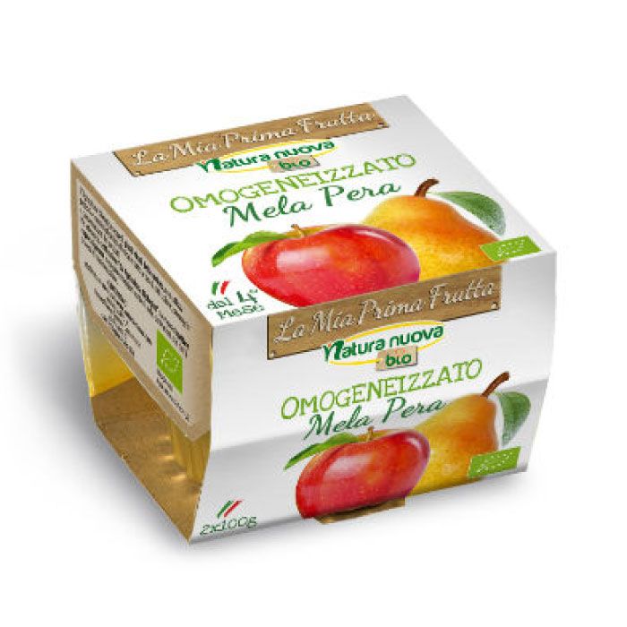 Organic Homogenized Apple Pear 200g
