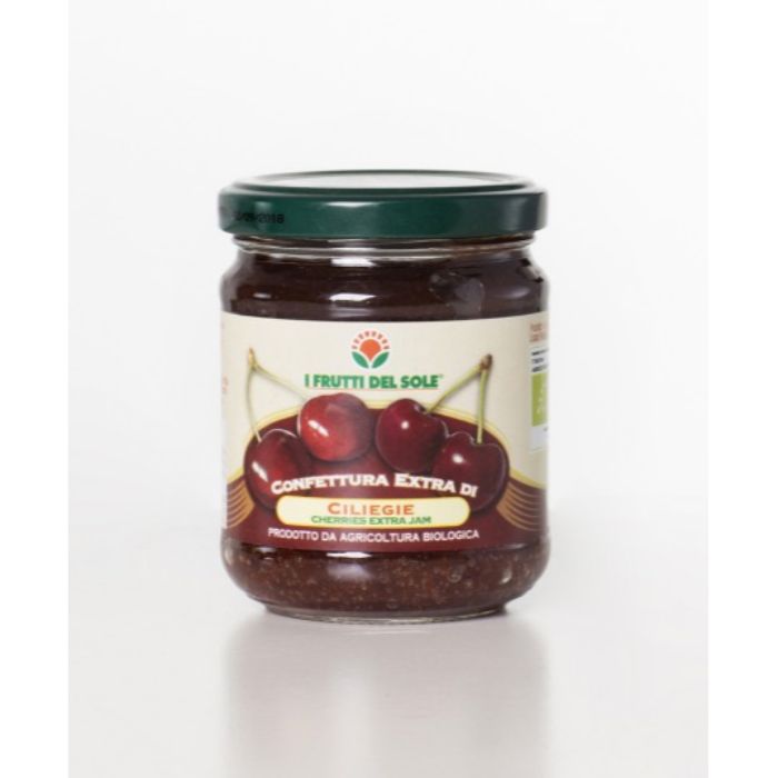 Organic Cherries Extra Jam 220g