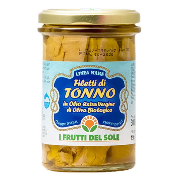 Frutti Delsol organic Tuna Filet In Evo Oil 300G