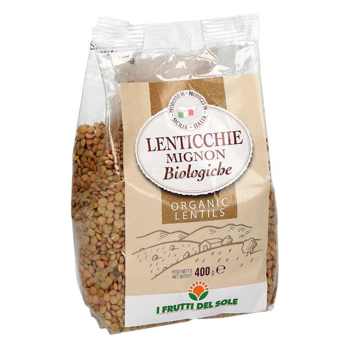 FRUTTI DELSOL ORG. MIGNON LENTILS 400G