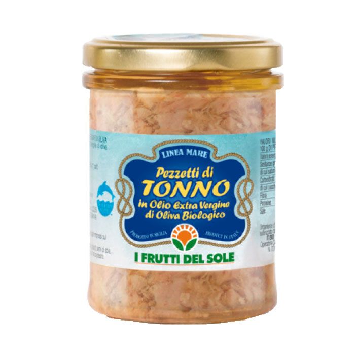 Organic Tuna Chunks in Extra Virgin Olive Oil 200g