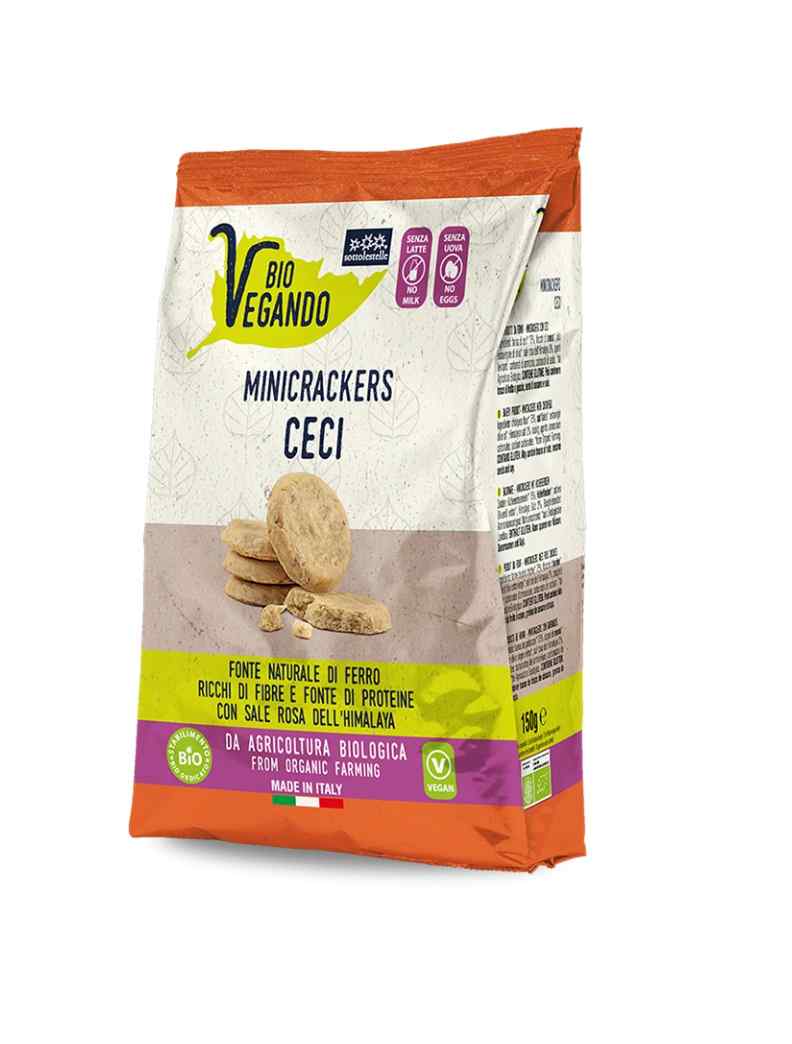 Organic MiniCrackers Chickpeas 150g