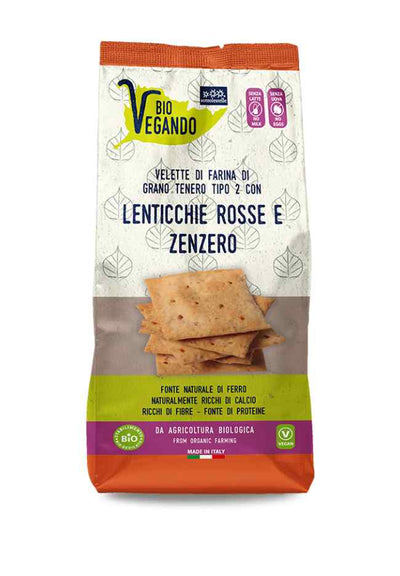 Organic Velette with Red Lentils and Ginger 185g - Sottolestelle -