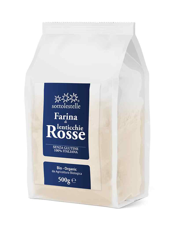 Organic Italian Red Lentils Flour  500g