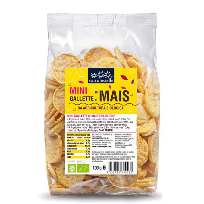 Organic Gallette Mini di Mais