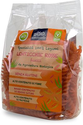 Fusilli 100% Red Lentils