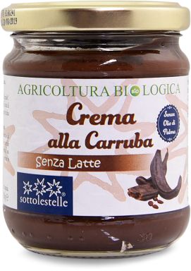 Organic Carob Cream Without Milk 200g - Sottolestelle -