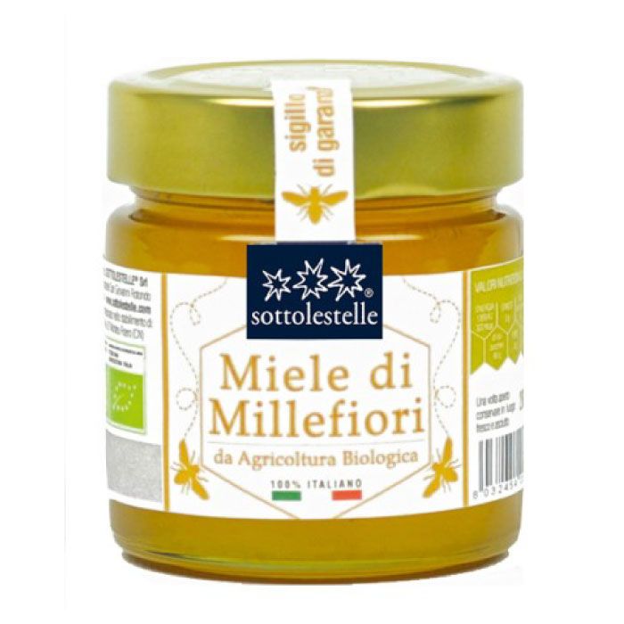 Organic Italian Millefiori honey 280g