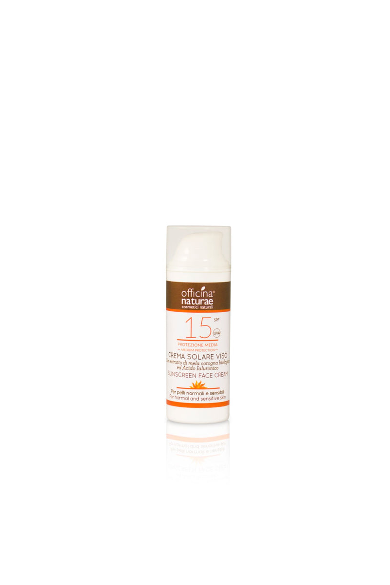 Organic Sunscreen Face Cream SPF 15 50ml