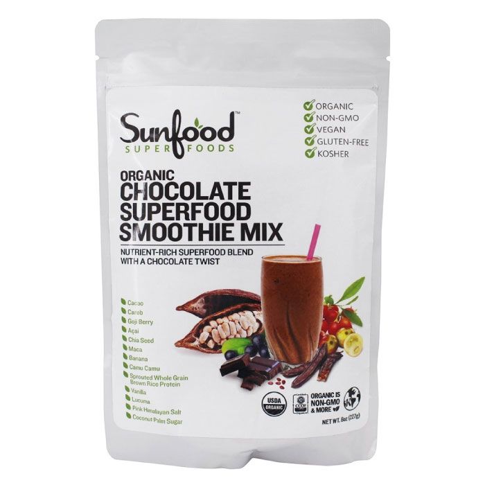 Organic Chocolate SuperFood Smoothie 8OZ