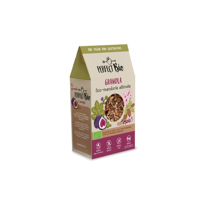 Organic Fig & Activated Almond granola 250g