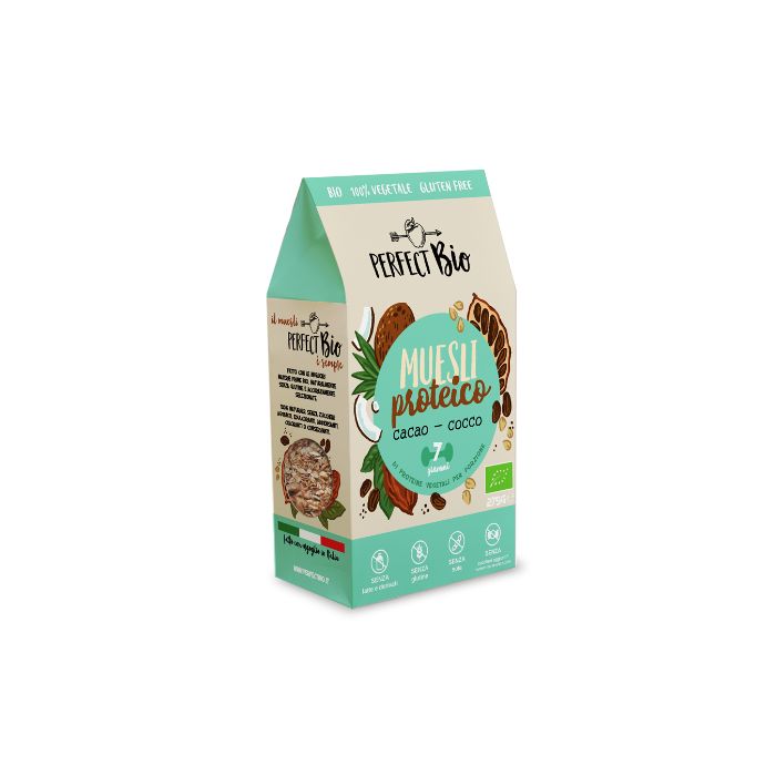 Organic Cacao Cocont Protein Muesl 275g