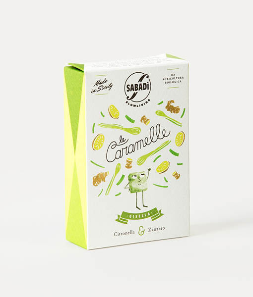 Organic - Caramellegisella Lemon & Ginger 40G