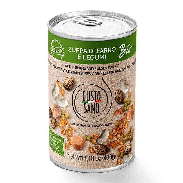 Organic Spelt Beans Pulses Soup 400g