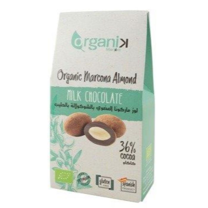 Organic Chocolate Coated Almond 30g