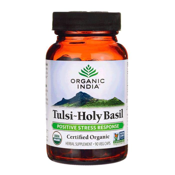 Organic  Tulsi Holy Basil Herbal Supplement 90C
