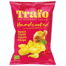 Organic Handcooked chips Sweet chili 10x125g