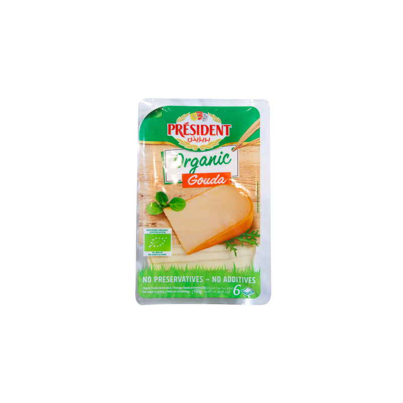 Organic Gouda Cheese Slices 150Gm