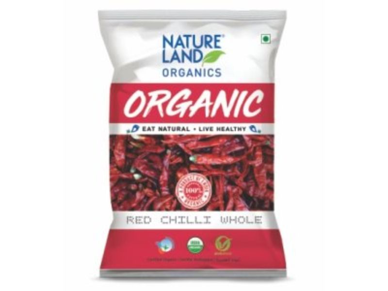 Organic Red Chilli Whole 50g