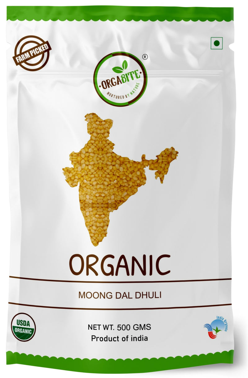 Organic Moong Dal Dhuli 500g