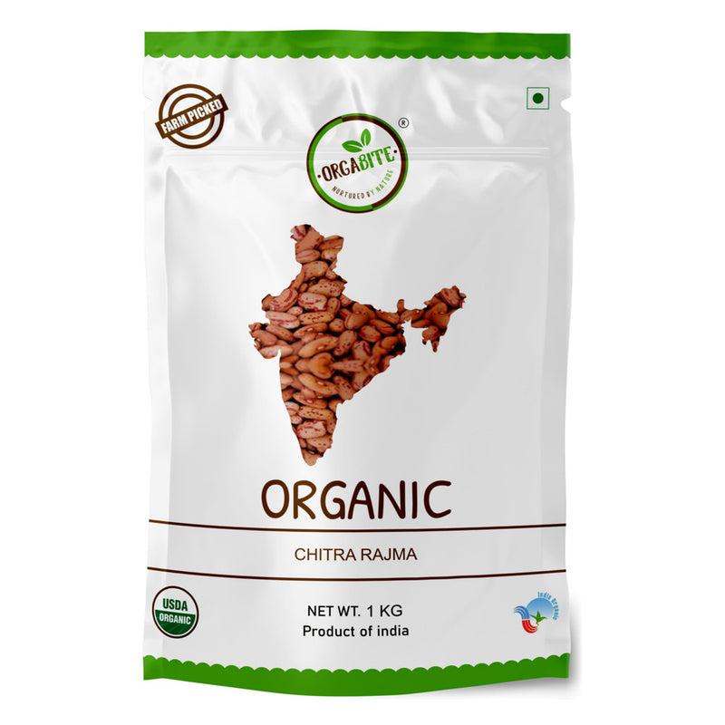 Organic Chitra Rajma 500g