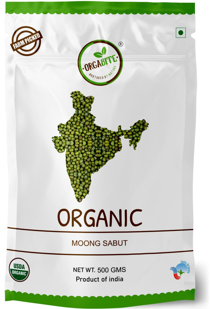 Organic Moong Sabut 500g