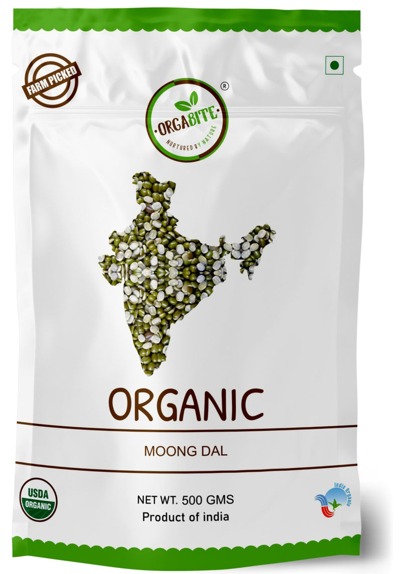 Organic Moong Dal Chilka 500g