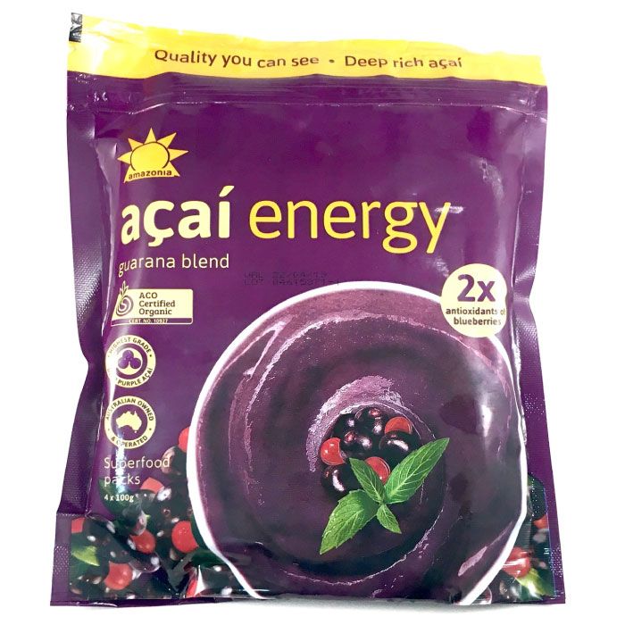Organic Acai Energy 4X100g