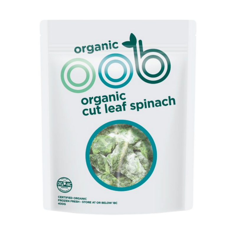 Organic Cut Leaf Spinach 400g