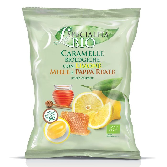 Organic Candy Filled with Lemon 80g