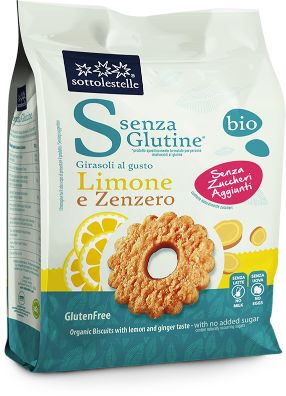 Organic Sunflowers Lemon and Ginger Biscuits 250g