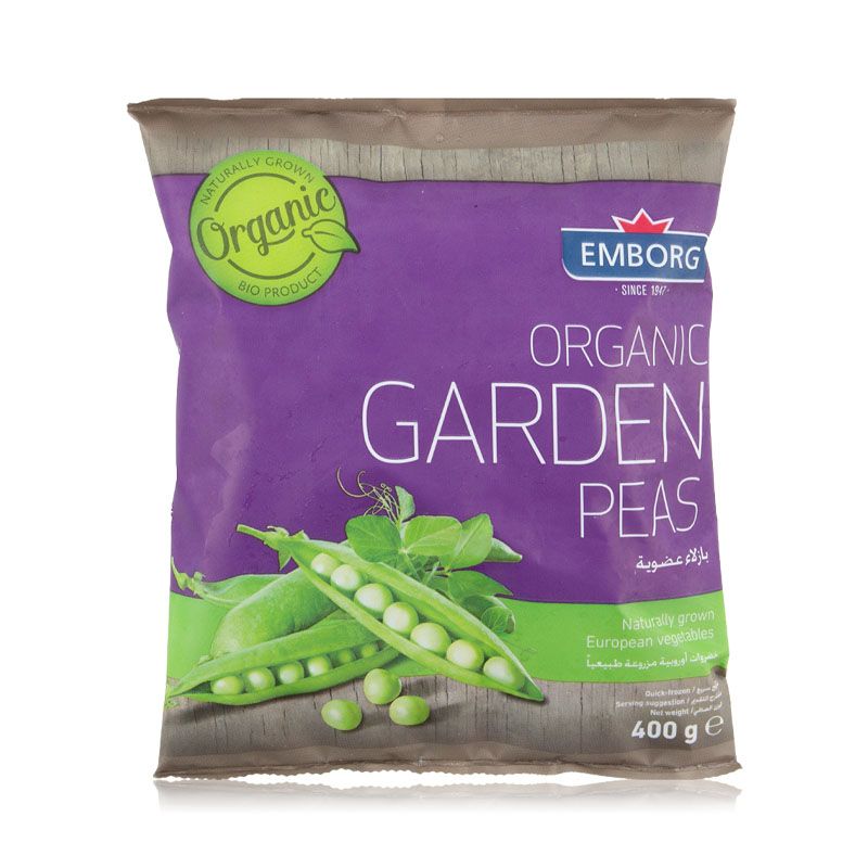 Emborg Organic Garden peas 400g