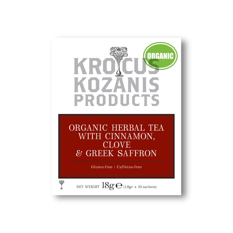 Organic Herbal Tea With Cinnamon Clove 18G