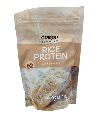 Organic Rice  86% Protein 200g - Dragon Superfoods -