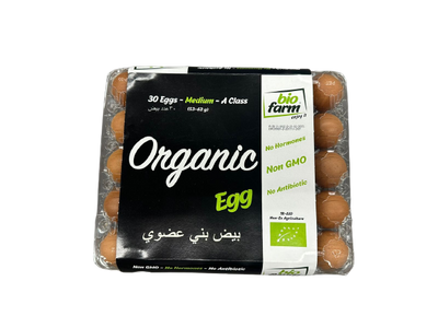 Organic Brown 30 Eggs Tray