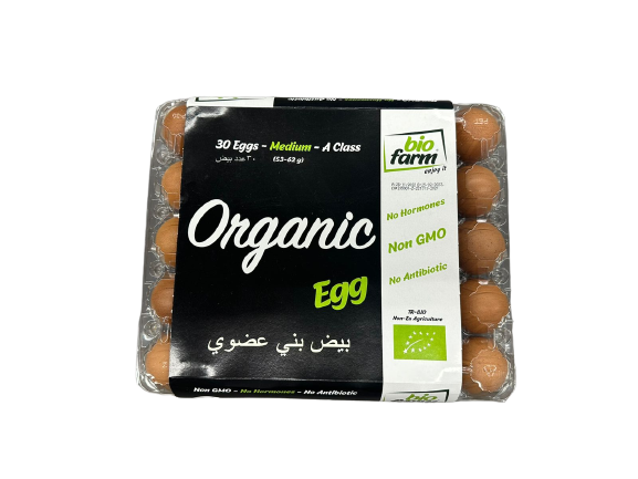 Organic Brown 30 Eggs Tray