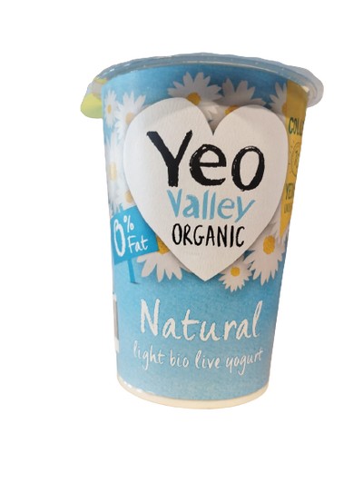 Yeo Greek Style 0% Fat Natural Yogurt 450g - Yeo Valley -