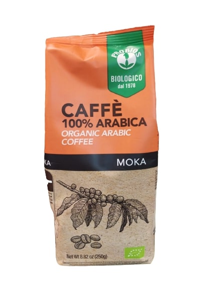 Organic 100% Arabica Coffee For Moka 250g