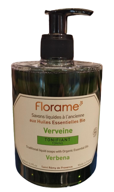 Organic Traditional Liquid Soap with Verbena 500ml - Florame -