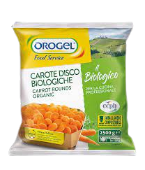 Orogel Organic. Carrot Rounds 2.5kg