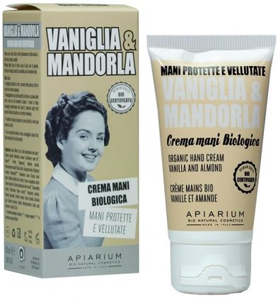Organic Vanilla & Almond Hand Cream 50ml - Apiarium -